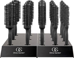 Zestaw szczotek Olivia Garden Black Label Thermal Speed XL 18 sztuk + 2 x d