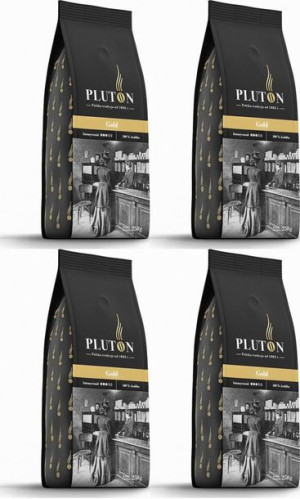 Kawa mielona Pluton Gold 4x250g