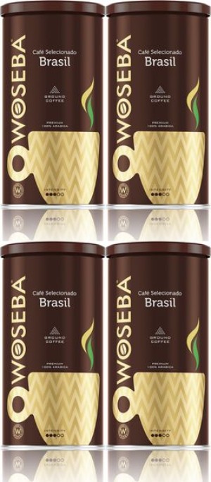 Kawa mielona Cafe Brasil puszka 4x500g