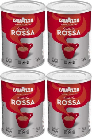 Kawa mielona Lavazza Qualita Rossa puszka 4x250g
