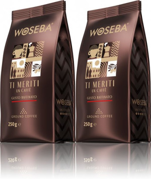 Kawa mielona Woseba Ti Meriti Gustro Raffinato 2x250g
