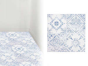Panele Winylowe Płytki Podłogowe Patchwork Retro