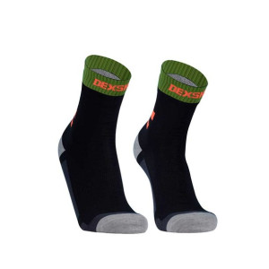 Skarpetki DexShell Running czarno-zielone M