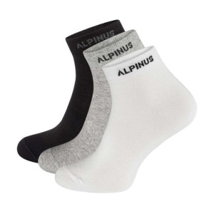 Skarpety Alpinus Puyo 3 trójpak czarne, szare, białe 39-42