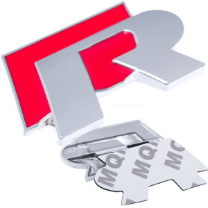 Vw R-line Emblemat Volkswagen Znaczek Czerwony