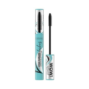 Tusz do rzęs Eveline Viva Curled Lashes, podkręcający, BLACK, 10 ml