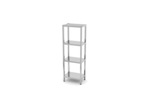 Regał magazynowy z 4 półkami skręcany HENDI Kitchen Line 600x400x(H)1800mm