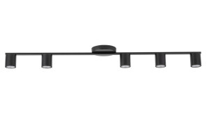 Sky lampa sufitowa 5-punktowa czarna Sigma