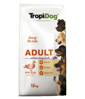 Karma Dla Psa Tropidog Adult Medium&large Duck 12kg