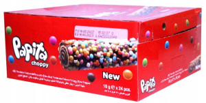 BATONIKI Papita CHOPPY Nadzienie ORZECHOWE 18g x24