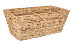 Prostokątny Koszyk Z Hiacynta Wodnego 35x20x15 Cm