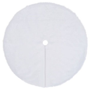Osłona pod choinkę, biała, 90 cm, sztuczne futro