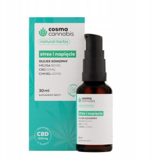 Olejek CBD Natural Herbs Stres i Napięcie 30 ml
