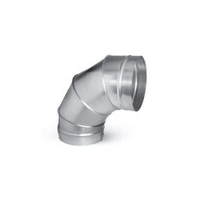 Kolanko / Kolano BS segmentowe kąt 90 315mm do rur spiro metalowe ocynk
