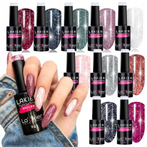 6+4 gratis Lakier hybrydowy paznokci La'kier FLASH