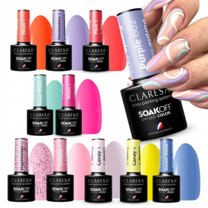 6+4 gratis Lakiery hybrydowe do paznokci CLARESA