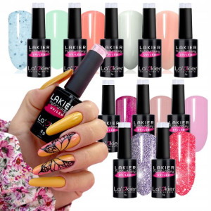 6+4 gratis Lakiery hybrydowe do paznokci La'kier