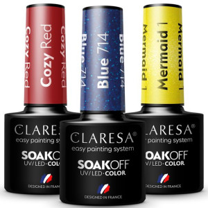 2+1 Claresa Lakier Hybrydowy Uvled Kolory Lakiery