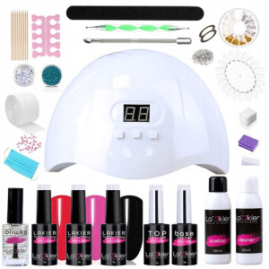 Zestaw hybrydowy 3x lakier La'kier LAMPA BAZA TOP