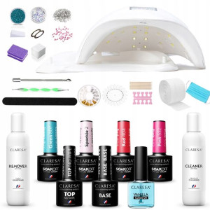 Zestaw do hybryd lampa LED UV 48W CLARESA + gratis