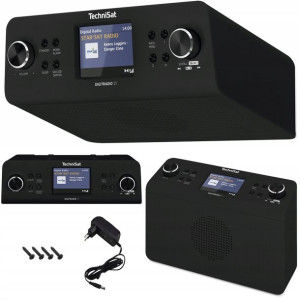 TECHNISAT 0000/3964 Radio kuchenne FM i DAB podwieszane z bluetooth czarne