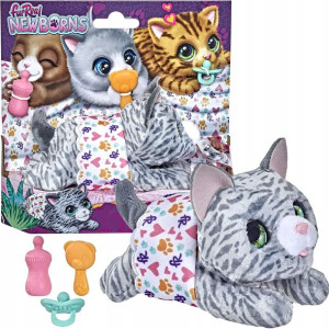 Furreal Newborns Interaktywny Kotek + akcesoria