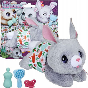 Furreal Newborns Interaktywny Króliczek + akcesoria