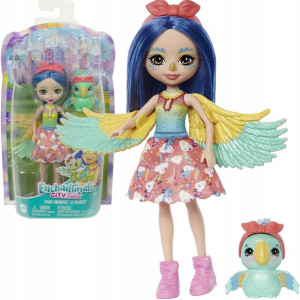 Mattel HHB89 Enchantimals Prita Parakeet i Flutter