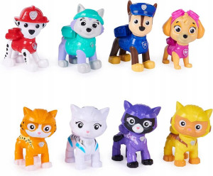 Psi Patrol Cat Pack kocia załoga Zestaw prezentowy 8 figurek