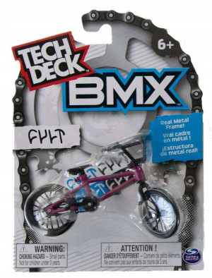 Tech Deck fingerbike BMX rower Cult fioletowy