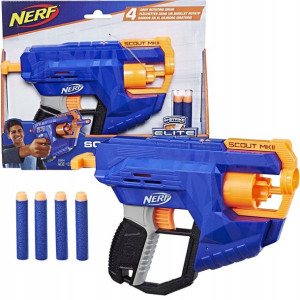 Pistolet Nerf N-Strike Elite Scout MKII + 4 strzałki