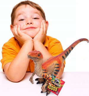 Dinozaur figurka Velociraptor ruchoma paszcza i łapy