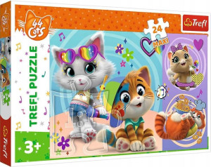Puzzle Maxi 24 elementy Wesołe kotki 44 Koty