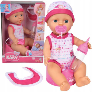 Simba Lalka bobas funkcyjna siusiająca New Born Baby 30 cm