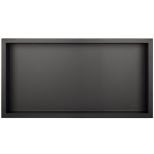 BALNEO Wall – Box ONE Półka wnękowa z kołnierzem 60x30x10 Czarny OB-BL4