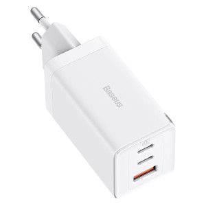 Baseus GaN5 Pro 2C+U  | Ładowarka sieciowa zasilacz 3x USB-A USB-C PD QC4.0