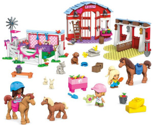 Zestaw Mega klocki Barbie stajnia 304 elementy
