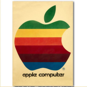 Apple Computer Plakat Oldschool 50X70 Cm