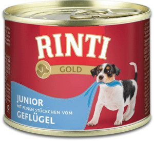 Rinti | Gold Junior | Puszka 185g - Drób 185g