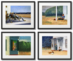 Edward Hopper Komplet 4 Reprodukcji - Wypoczynek