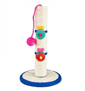 Drapak | Słupek z piłeczką i myszkami - 41cm