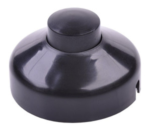 PRK0077 Złącze przełącznik przelotowy nożny czarny 1A/250V