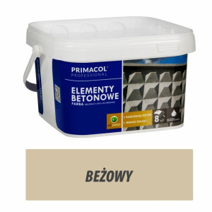 Farba do elementów betonowych - 2,5l beżowa