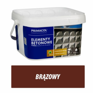 Farba do elementów betonowych - 2,5l brązowa