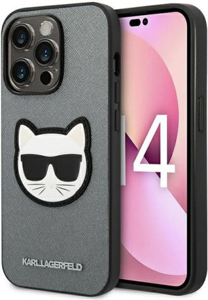 Etui Karl Lagerfeld KLHCP14XSAPCHG Apple iPhone 14 Pro Max hardcase srebrny