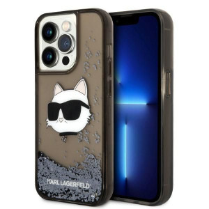 Etui Karl Lagerfeld KLHCP14LLNCHCK Apple iPhone 14 Pro czarny/black hardcas
