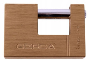 Kłódka Trzpieniowa Mosiężna Gerda 75mm Kłódki