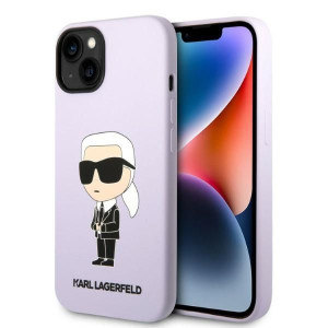 Etui Karl Lagerfeld KLHCP14MSNIKBCU Apple iPhone 14 Plus hardcase purpurowy