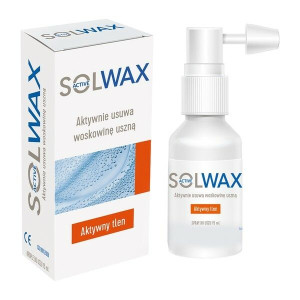 Solwax active, spray do uszu, 15 ml.