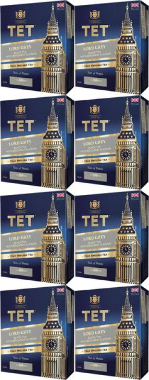 Herbata Earl Grey czarna Tet Lord Grey with Bergamot z bergamotką 100 x8
